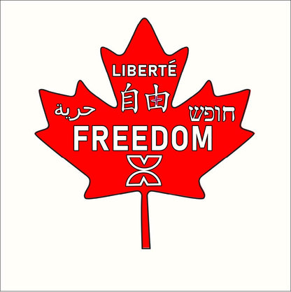 Freedom Maple Leaf  Unisex t-shirt