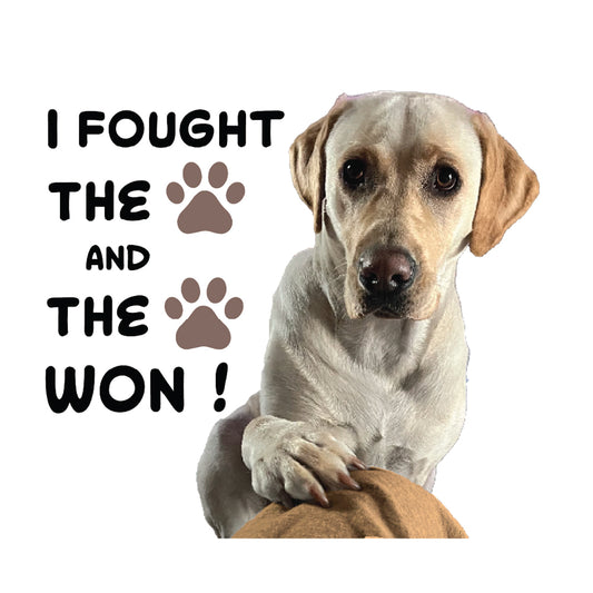 I Fought the Paw  Unisex t-shirt